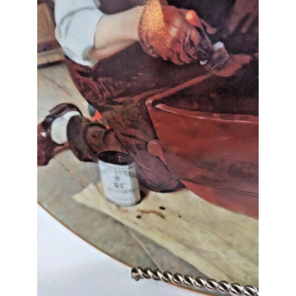 Norman Rockwell Collector's Plate 8 1/2" - "Grandpa's Gift" - Picture 9 of 10